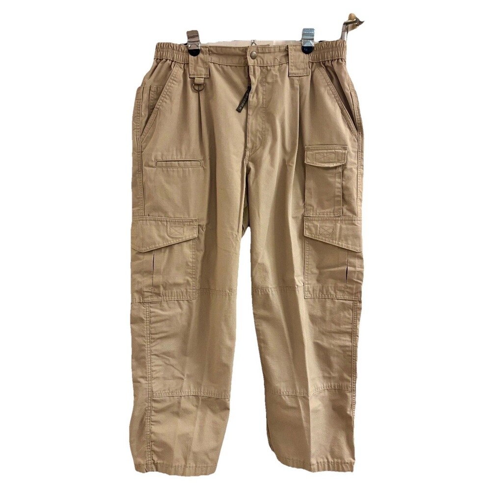 Propper Tactical Utility Cargo Outdoor Men's Pants 38x30 Khaki/Tan 8 Pockets EUC